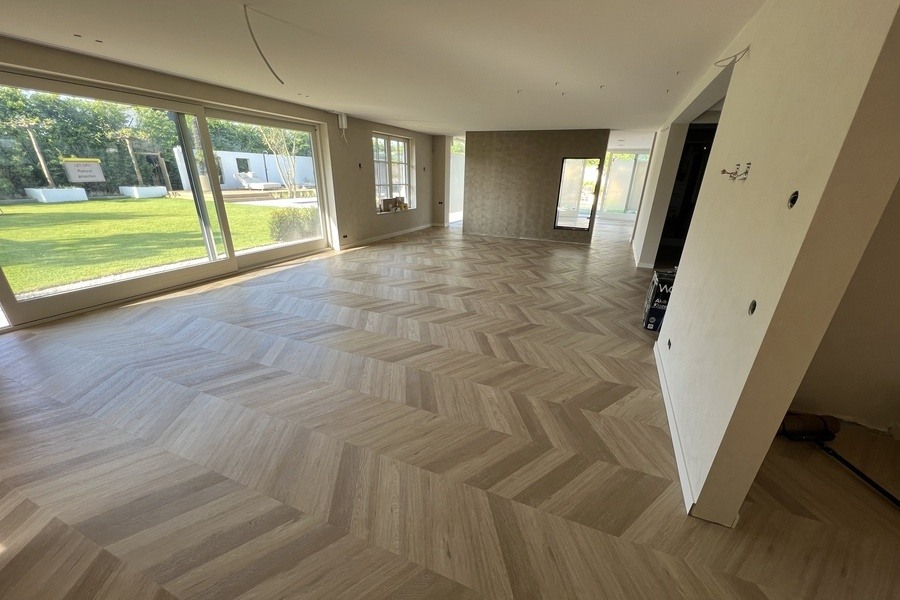 hongaarse punt vloer gelegd door cachet vloeren