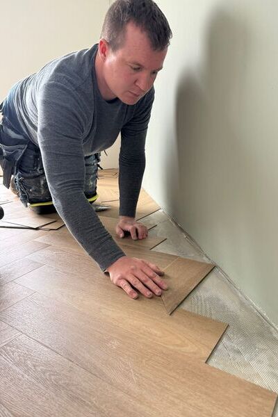 pvc vloer in hongaarse punt